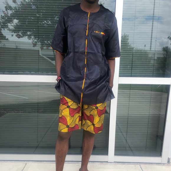 African men short sleeve shirt - Picture 3 of 3